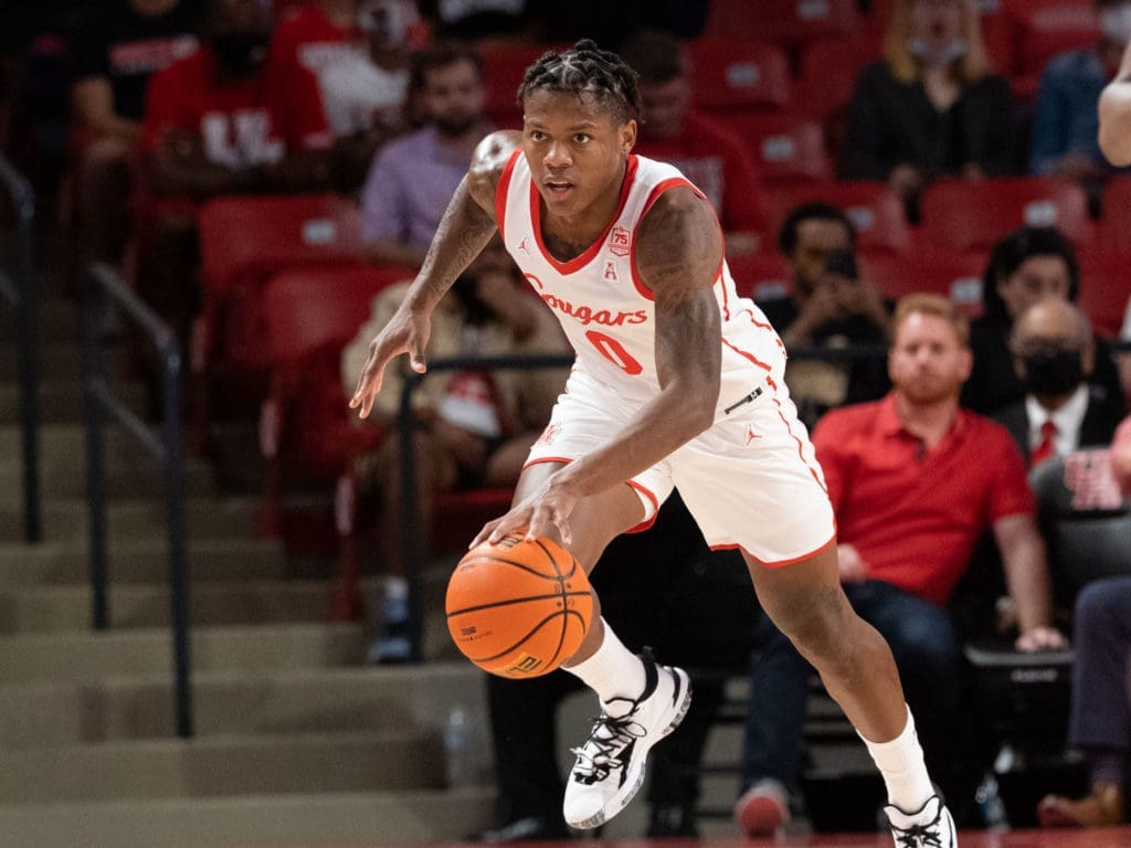 Marcus Sasser know faces the primary scorer burden that Quentin Grimes faced last season. (Photo by F. Carter Smith)