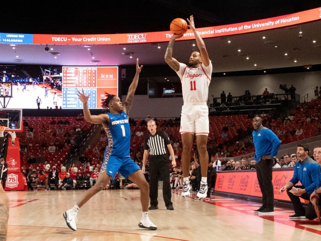 Kyler Edwards can provide some 3-point shooting for Houston. And much more. (Photo by F. Carter Smith)