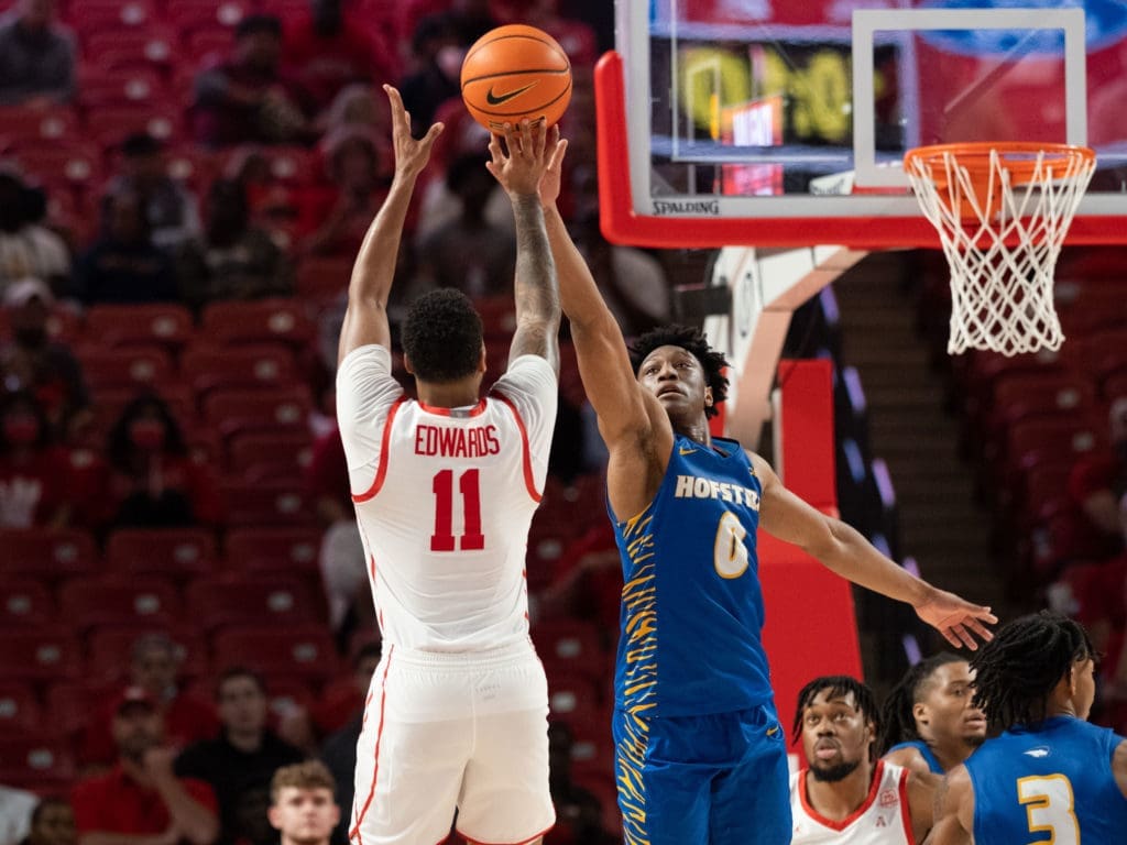 Kyler Edwards is not afraid to take his shots. (Photo by F. Carter Smith)