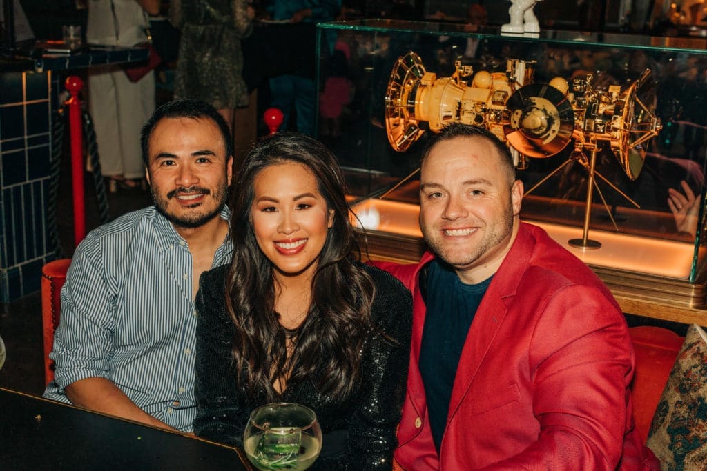  Dr. Nathan Nguyen, Judy Ho, and friend (Photo by Bonner Roden)