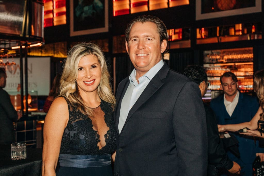DeeAnn & Marcus Thigpen at the Nan and Company Properties holiday party at MAD (Photo by Bonner Roden)