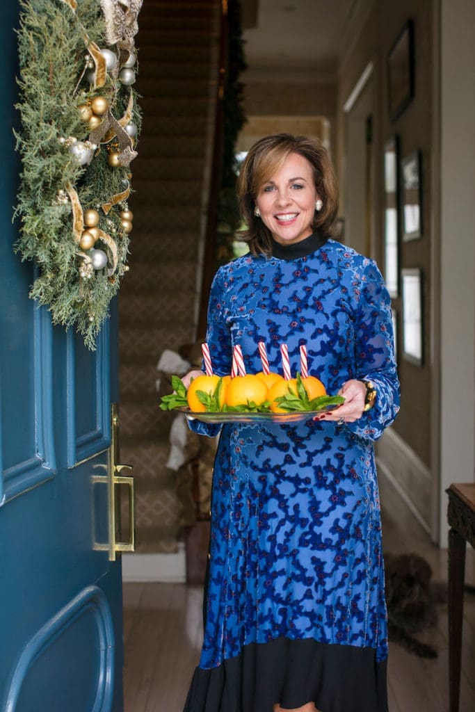 How the Madam of Monograms, Leontine Linens’ Jane Scott Hodges, Does the Holidays