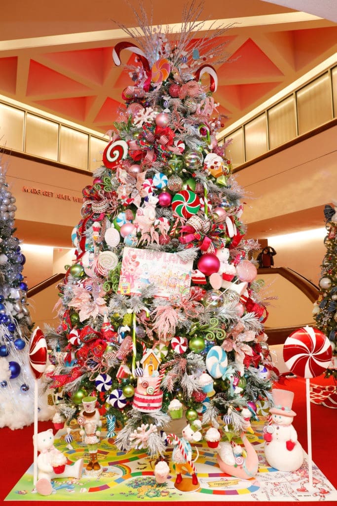 Inside Houston’s Forest of Lighted Christmas Trees — This Theatre Turns Its Lobby Into a Holiday Wonderland