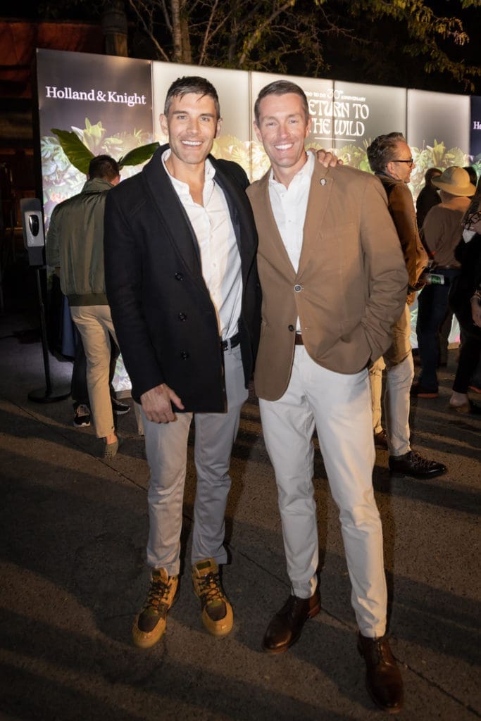 Brent Rodgers and Chad West at the 30th anniversary of Zoo to Do in Dallas. (Photo by Thomas Garza Photography)