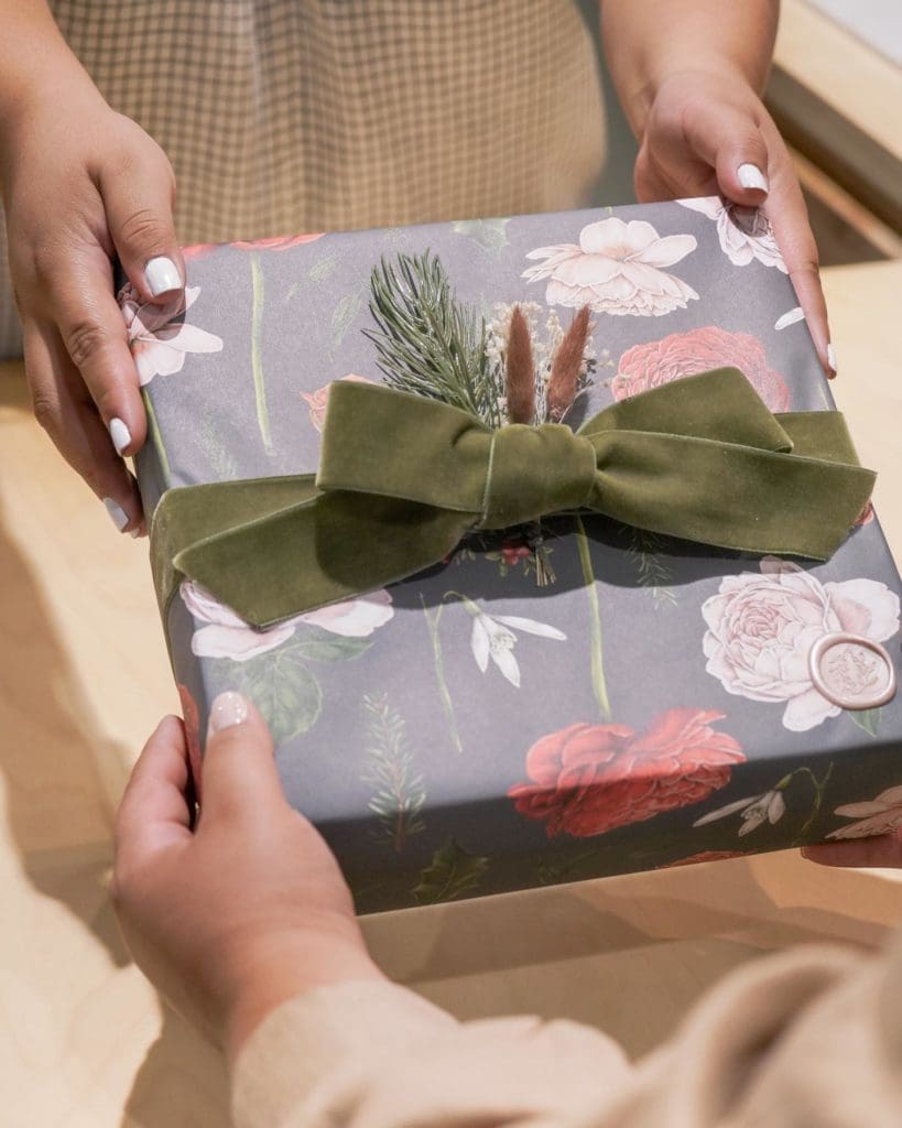 Gifted might be your little Santa's helper with gift boxes galore.