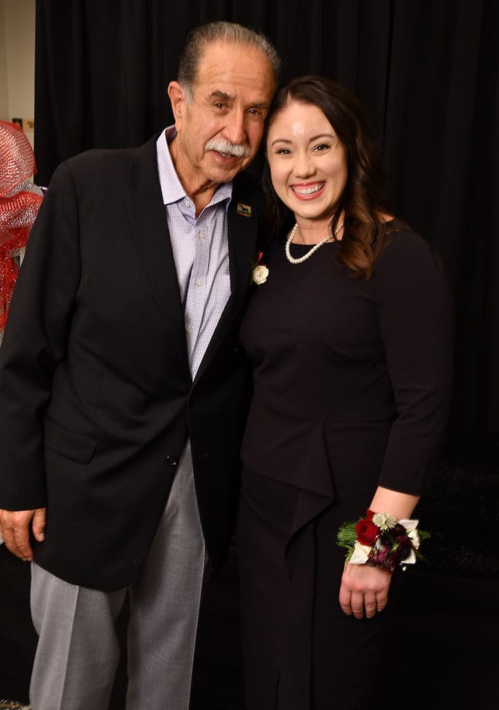 Dr. Guillermo Rowe, Suzanne Kelley at the MorningStar River Oaks grand opening. (Photo by Dave Rossman)