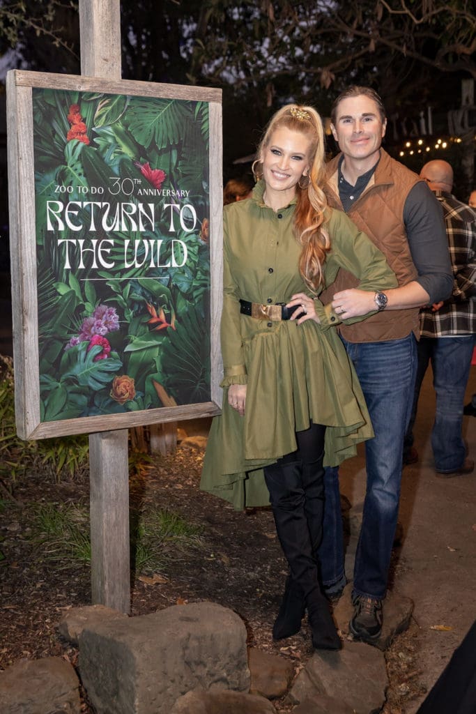 Event Chairs Robyn and Chris Chauvin at the 30th anniversary of Zoo to Do in Dallas. (Photo by Thomas Garza Photography)
