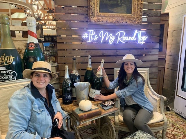 Rottet Studio's Anja Majkic and Taylor Mock enjoyed their day at Round Top
