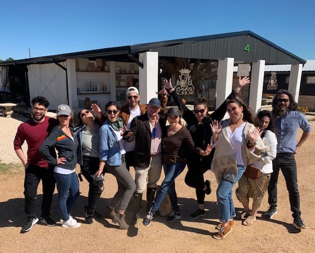 Rottet invited her entire office team to Round Top. "It turned out to be the best bonding experience. My favorite photo of the day!"