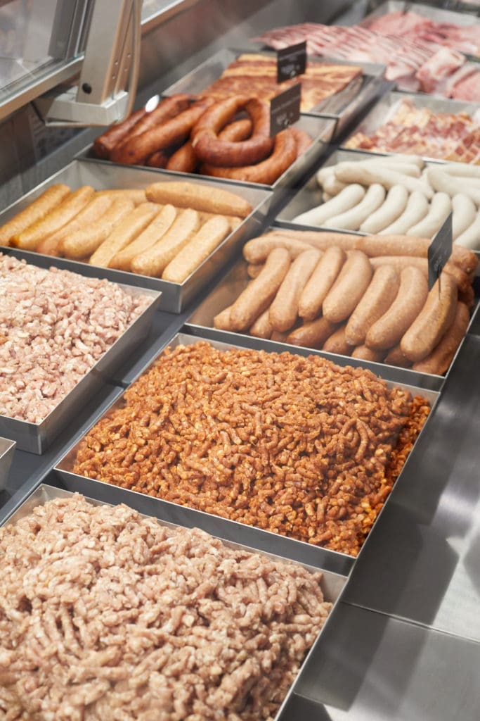 A selection of ground meats from R-C Ranch includes meats from like-minded producers, too. (Photo Jody Horton)
