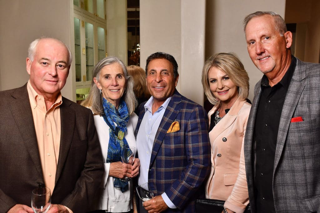 John & Michelle Sorrentino, Johnny Carrabba, Sandy & Bill Bryan at the Nourish cookbook launch party. (Photo by Dave Rossman)