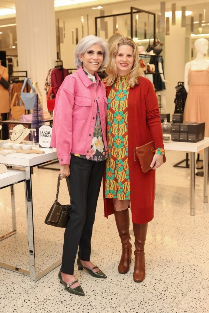Judy Nyquist, ANG co-chair Elisa Pye at the Contemporary Arts Museum Houston's Another Great Night preview.