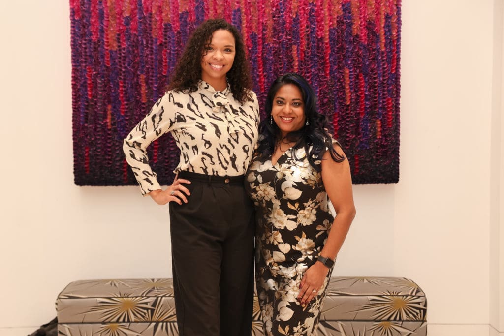 Kelly Dolan, Faye Hosein at the Contemporary Arts Museum Houston's Another Great Night preview.