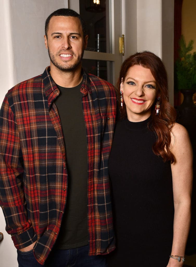 Matt Clark & Julia Morales Clark at the Nourish cookbook launch party. Tuesday  Dec. 07,2021. (Photo by Dave Rossman)