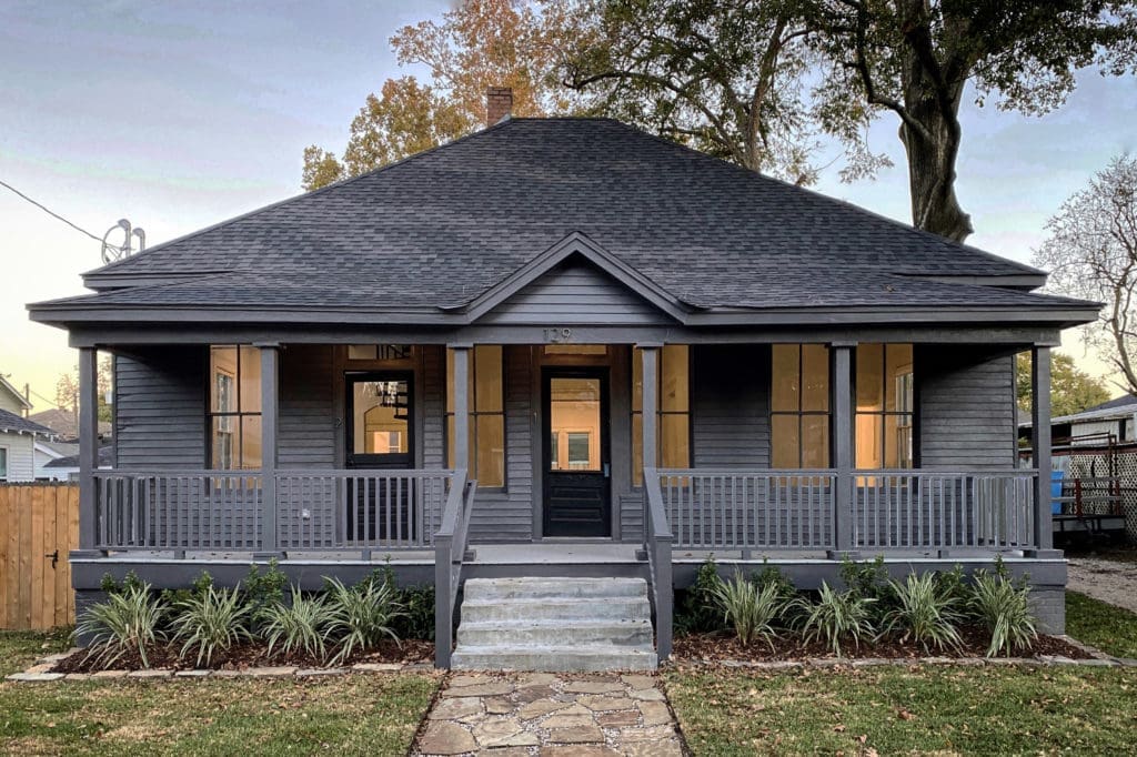 Rehabilitation of the B.J. Witt House (1914) in the Germantown Historic District earned Brian Miksch and Karen Sonnier a Gold Brick Award. (Photo by Ben Koush)