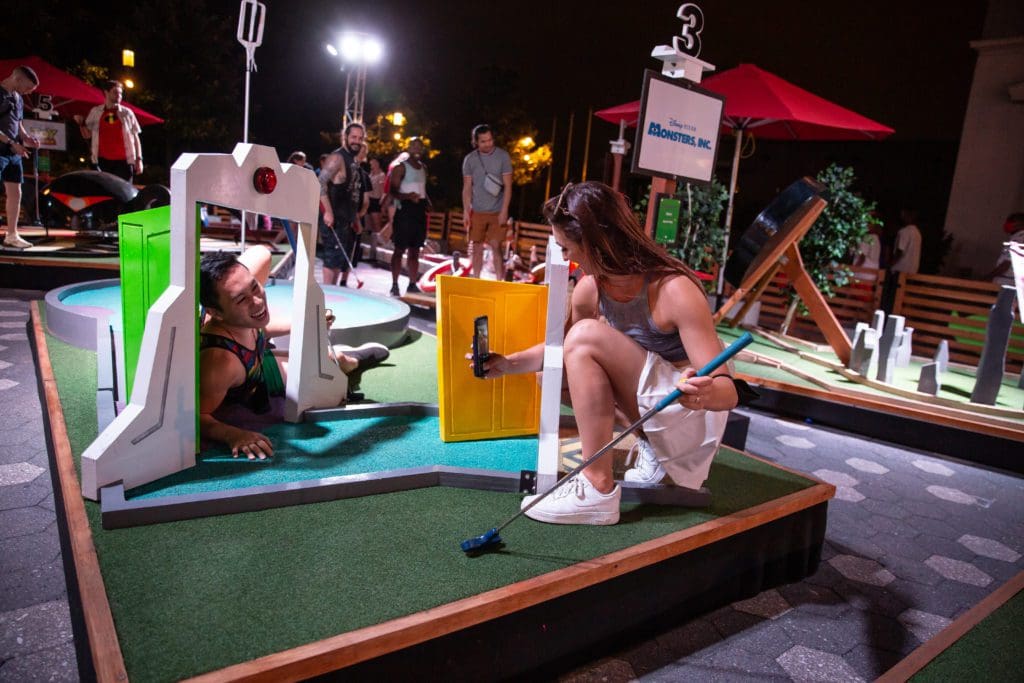 Pixar Putt made its US debut in New York where it entertained golfers of all ages and skills for four successful monthy.
