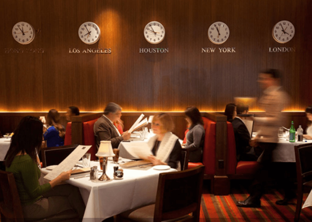 Enjoy warm interiors and top-notch service at Capital Grille.