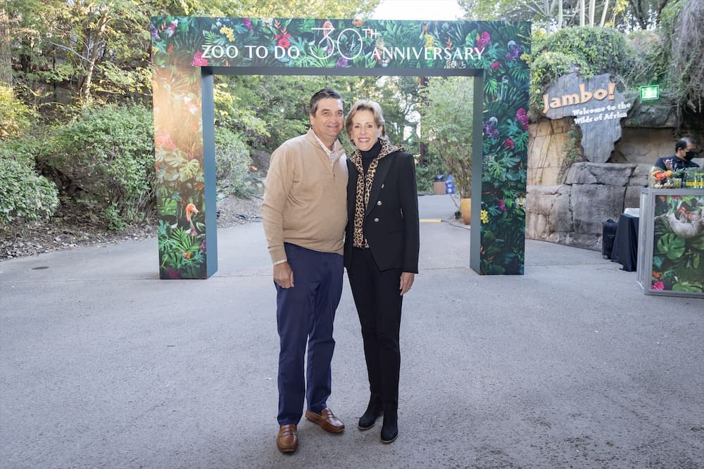 Steve and Dawn Moore at the 30th anniversary of Zoo to Do in Dallas. (Photo by Thomas Garza Photography)