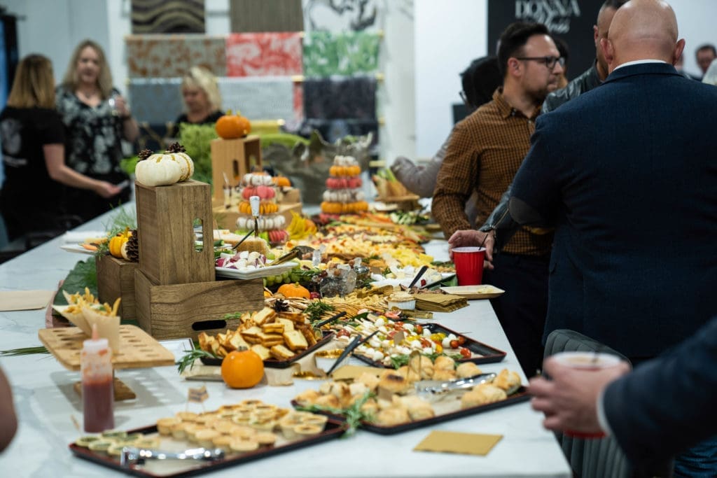 Guests enjoyed catering by Uno Catering