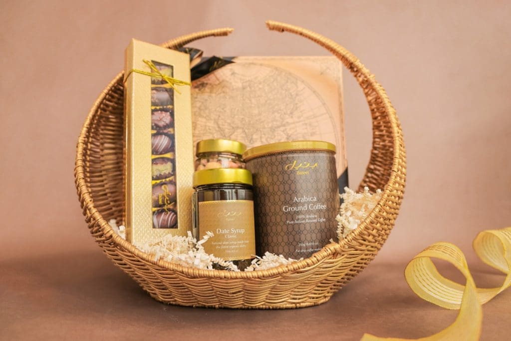 Bateel offers gift baskets ideal for corporate gifting.