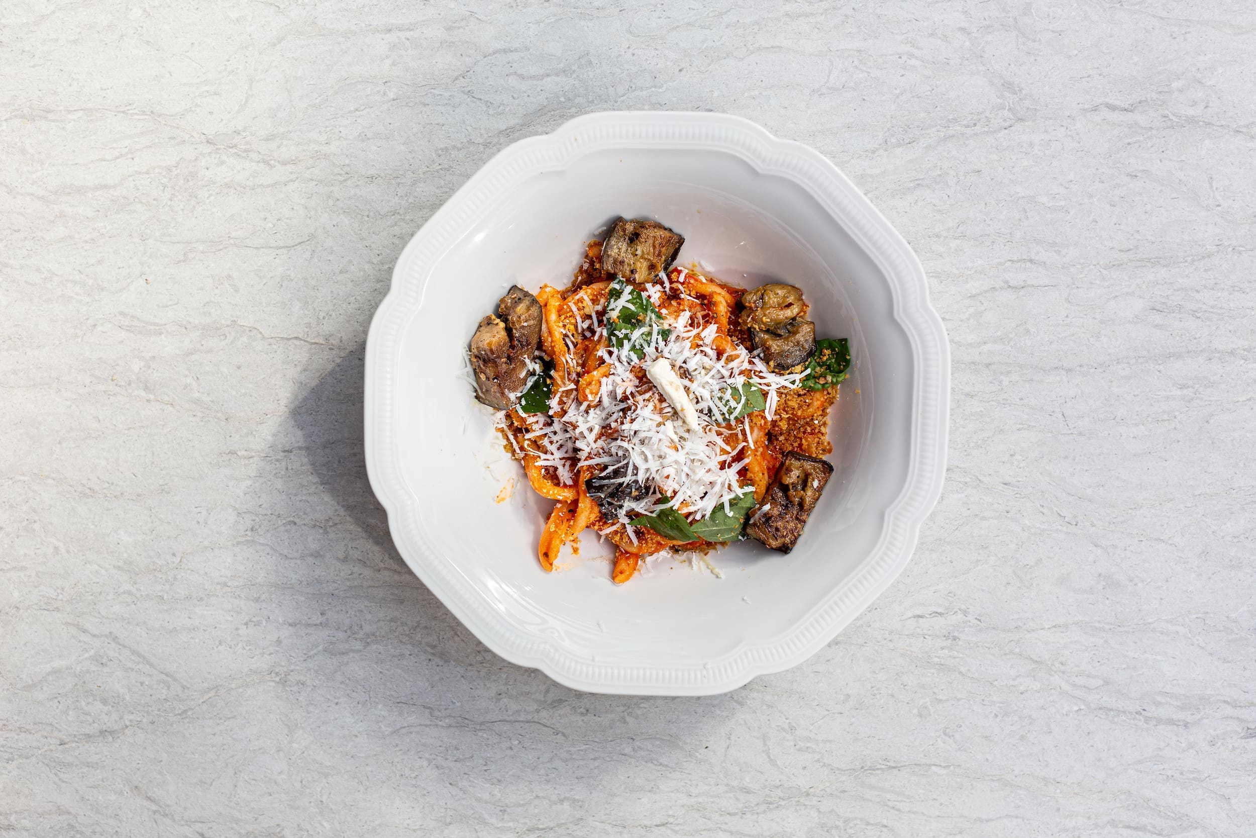 Casarecce All Norma Pasta at Trattoria Sofia
