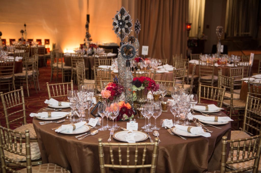 Tabletops at the 2017 Houston Ballet Ball.