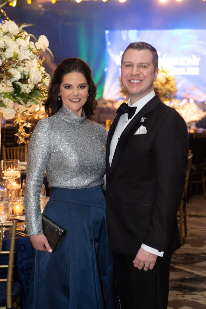 Ann & Jonathan Ayre at the Houston Symphony Ball at the Post Oak Hotel. (Photo by Wilson Parish)