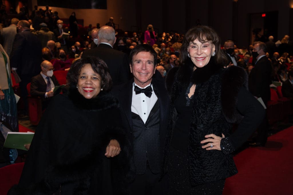 Brenda Harvey-Traylor, Sid Moorhead, Anna Dean at HGO's Concert of Arias (Photo by Wilson Parish)