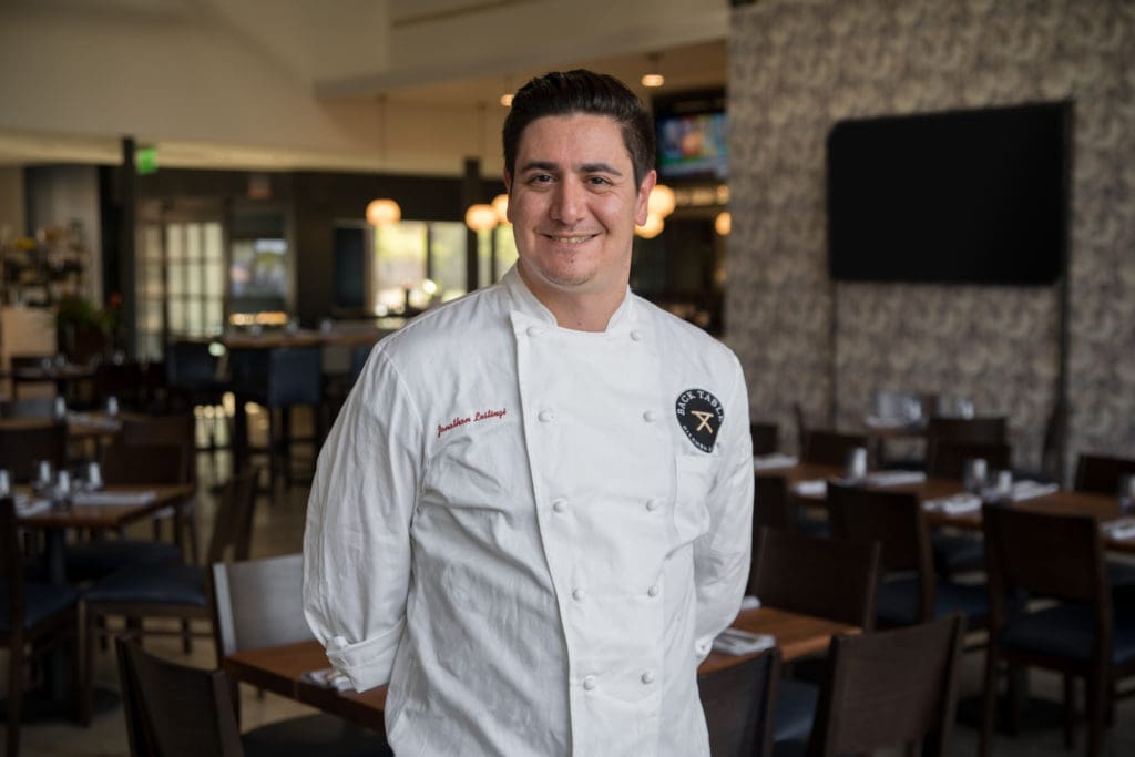Chef-de-Cuisine Jonathan Lestingi at the new Back Table Kitchen & Bar at The Woodlands Resort. (Photo by Photos Care of Back Table Kitchen & Bar)