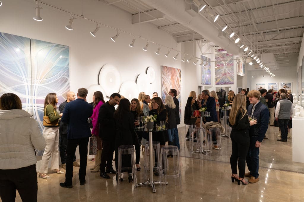 The grand opening of the Christopher Martin Gallery in the Upper Kirby District's Gallery Row in Houston (Photo by Daniel Ortiz)