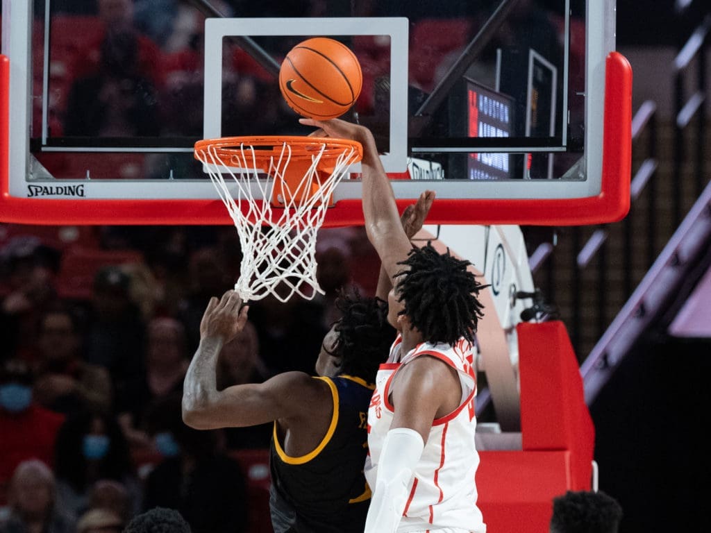 Josh Carlton is becoming a more and more intimidating force for this UH team. (Photo by F. Carter Smith)