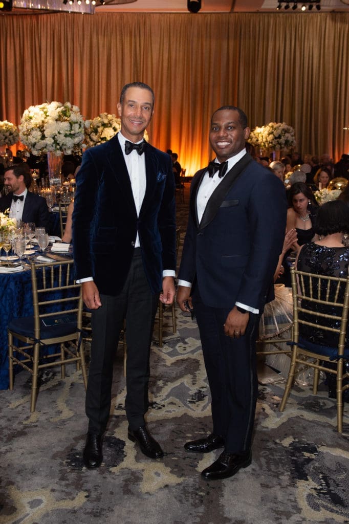 Fundi Mwamba, Quentin Smith at the Houston Symphony Ball held at the Post Oak Hotel. (Photo by Wilson Parish)