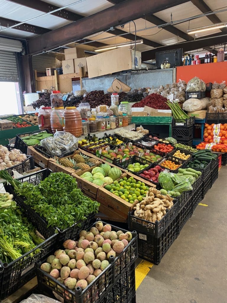 Houston Farmers Market offers a wealth of fruits, vegetables, spices and more. (Photo by Shelby Hodge)