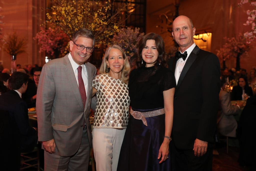 John Serpe, Tracy Maddox, Ana Maria Martinez, Gabriel Attal at Houston Grand Opera Concert of Arias (Photo by Priscilla Dickson)