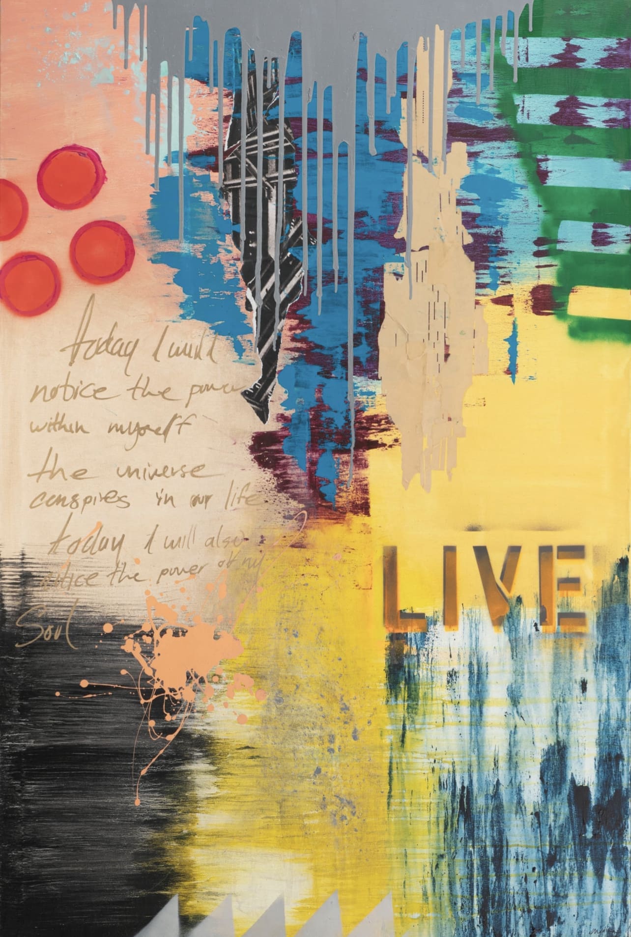 Houston-based painter Edgar Medina's LIVE' Series, 2022