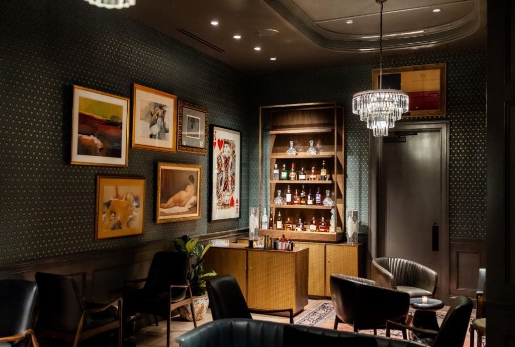 The Magnum Room is a new speakeasy bar located in Hotel Vin. (Photo by Monika Normand Photography)