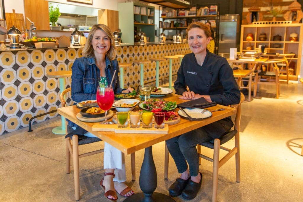 Samantha visits with Chef Elizabeth Johnson at Pharm Table in San Antonio.