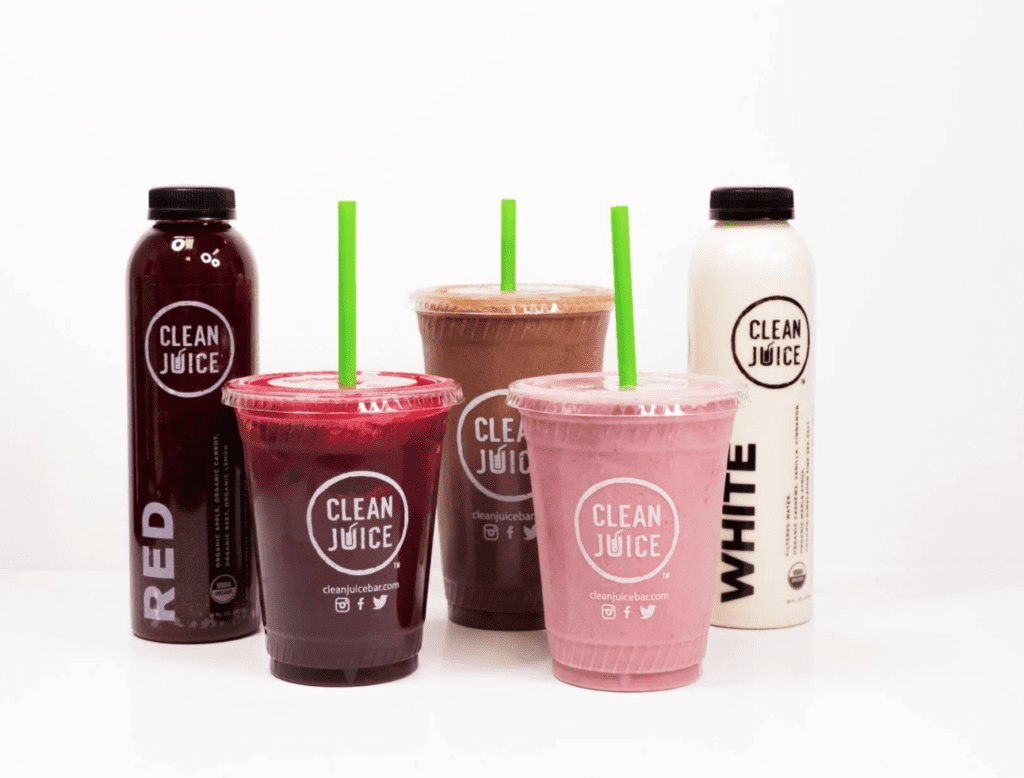 Clean Juice is the only USDA Certified Organic Juice Bar in North America. 