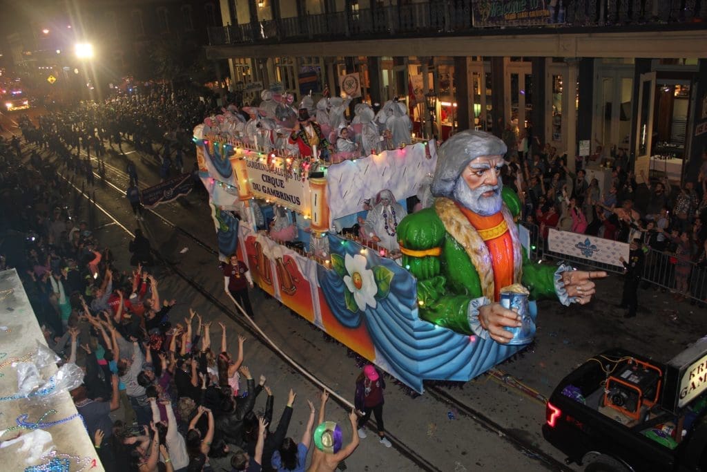 The Krewe of Gambrinus parade will be featured on Saturday Feb. 22 at 6 p.m., during the first weekend of Mardi Gras! Galveston.