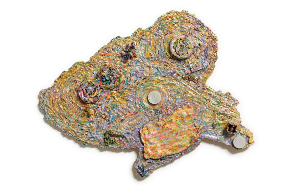 New York interdisciplinary artist Ye Qin Zhu’s "Release is not for waiting," 2020, at The Future is Unwritten — Healing Arts Houston Auction