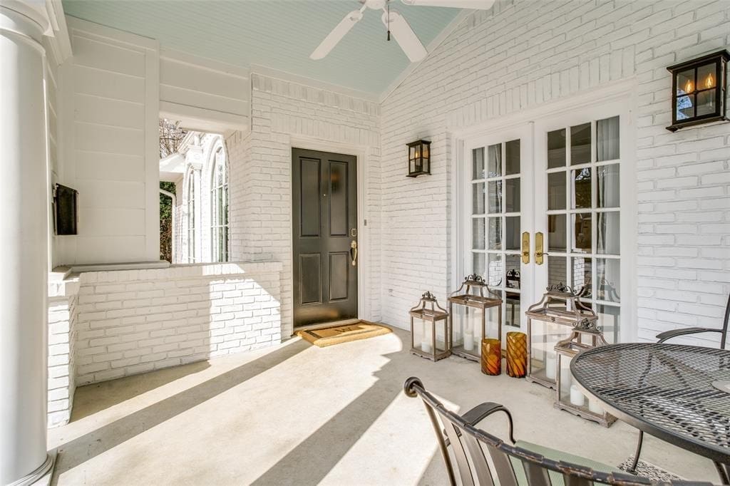 Flickering lanterns set the tone before you step inside. 