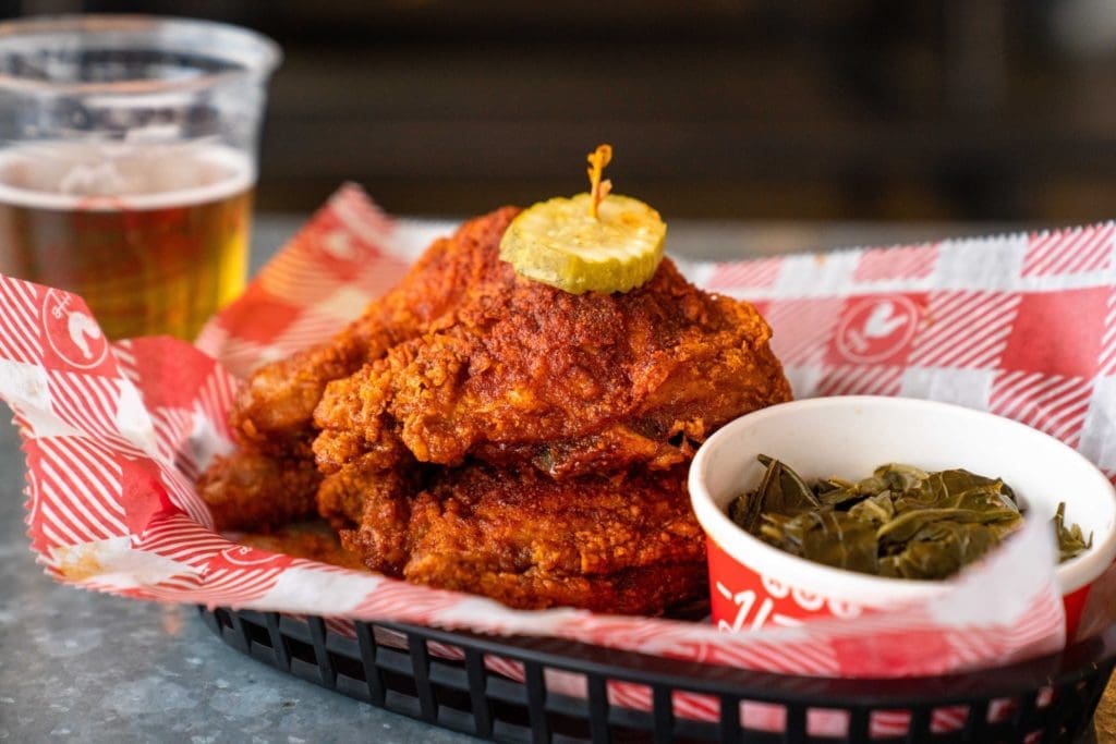 Hattie B's Hot Chicken brought authentic Nashville-style hot chicken to Deep Ellum in 2022. (Courtesy)