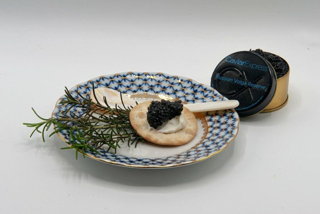 Caviar is the perfect love food for Valentine's Day, here from Caviar Express. 