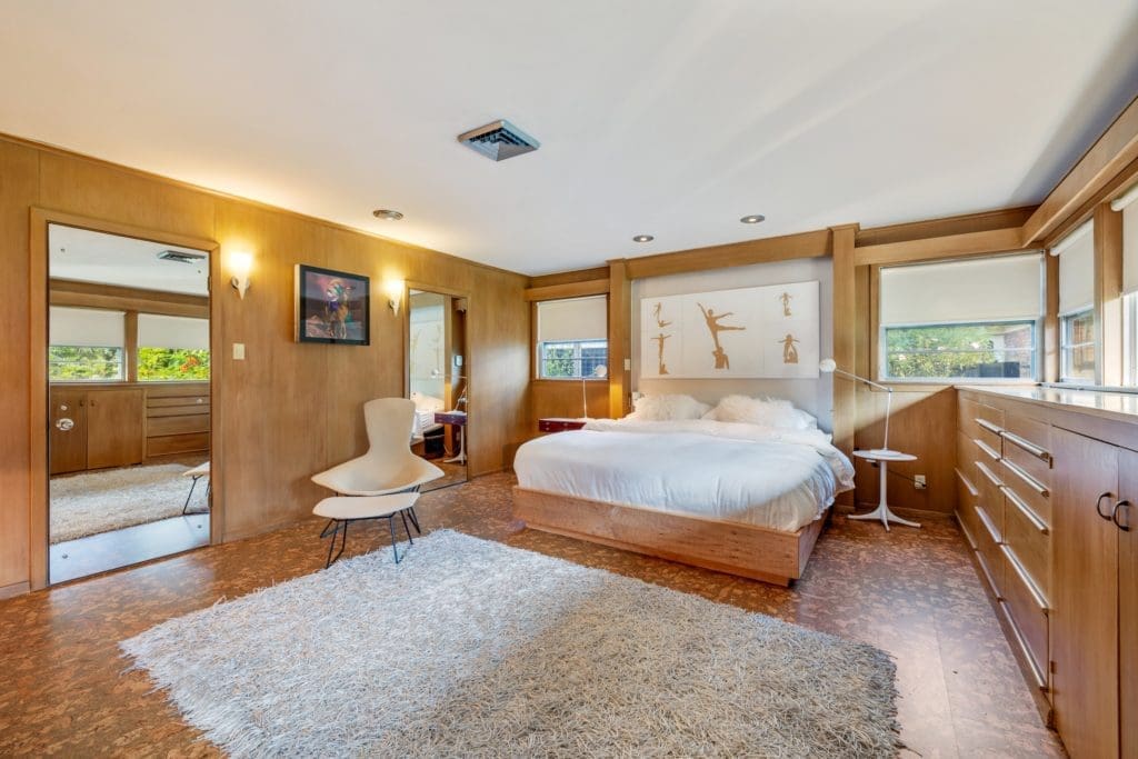 The mid-century modern time-capsule dwelling at 2430 Maroneal Street in Old Braeswood   (Photo by Josh Gremillion Photography)