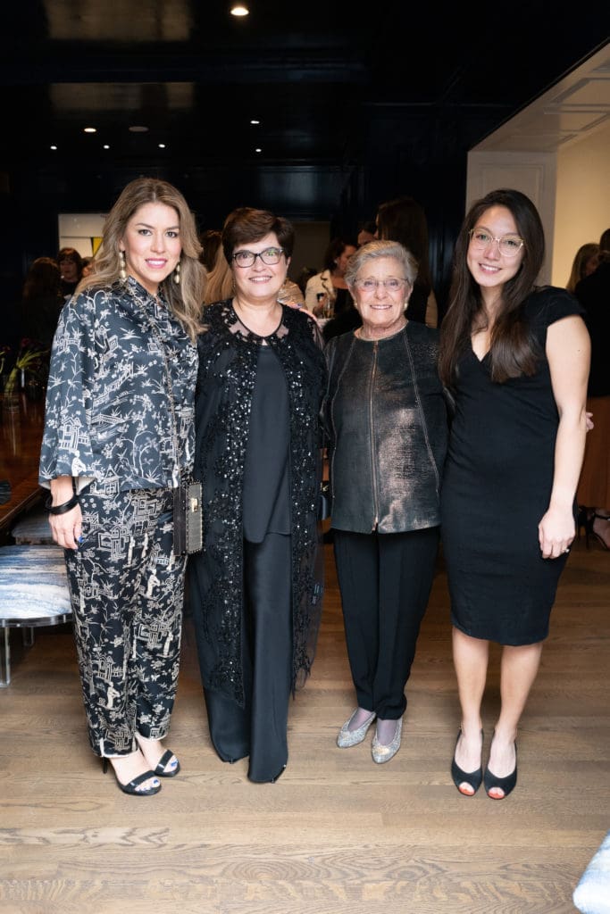 Carla Diaz-Lewis, Another Great Night hostess Sabria Lewis, Barbara Lewis, Victoria Frank (Photo by Daniel Ortiz)