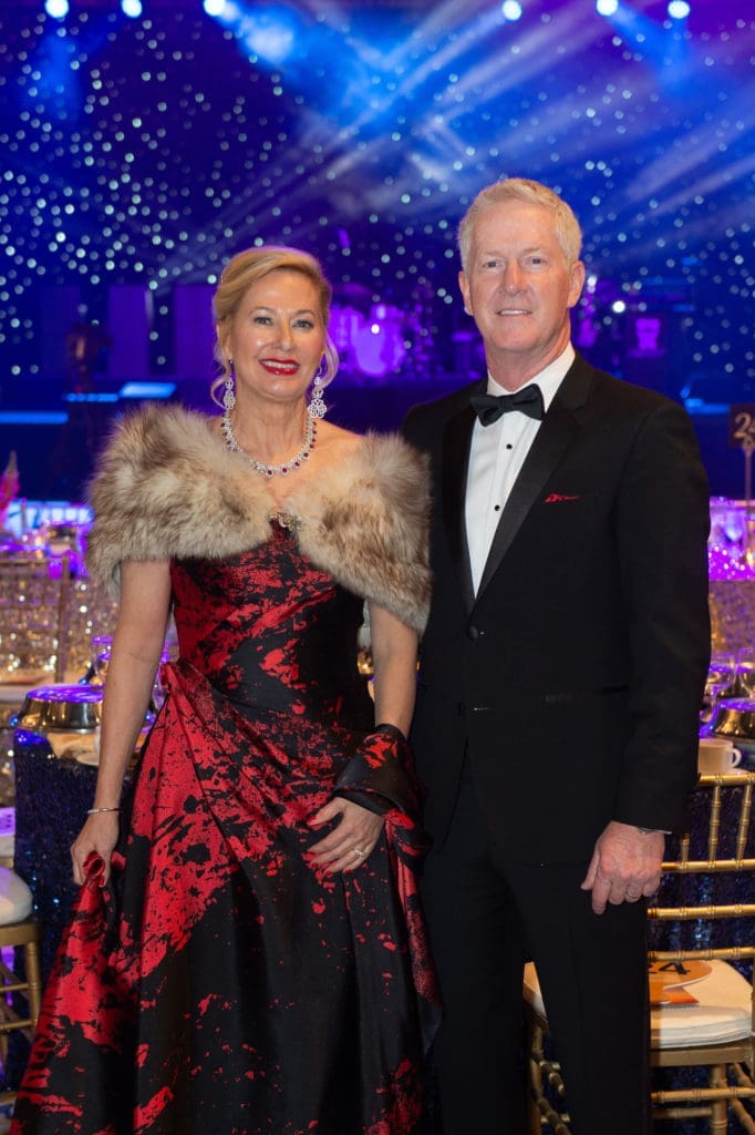 American Heart Association Heart Ball chairs Joanne Houck and Tim Singletary. (Photo by Wilson Parish)