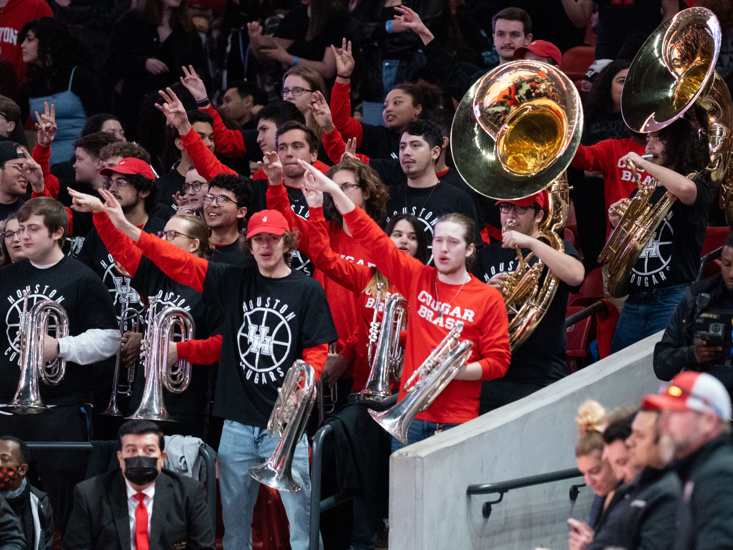 University of Houston Cougars men’s basketball team defeated the SMU Mustangs