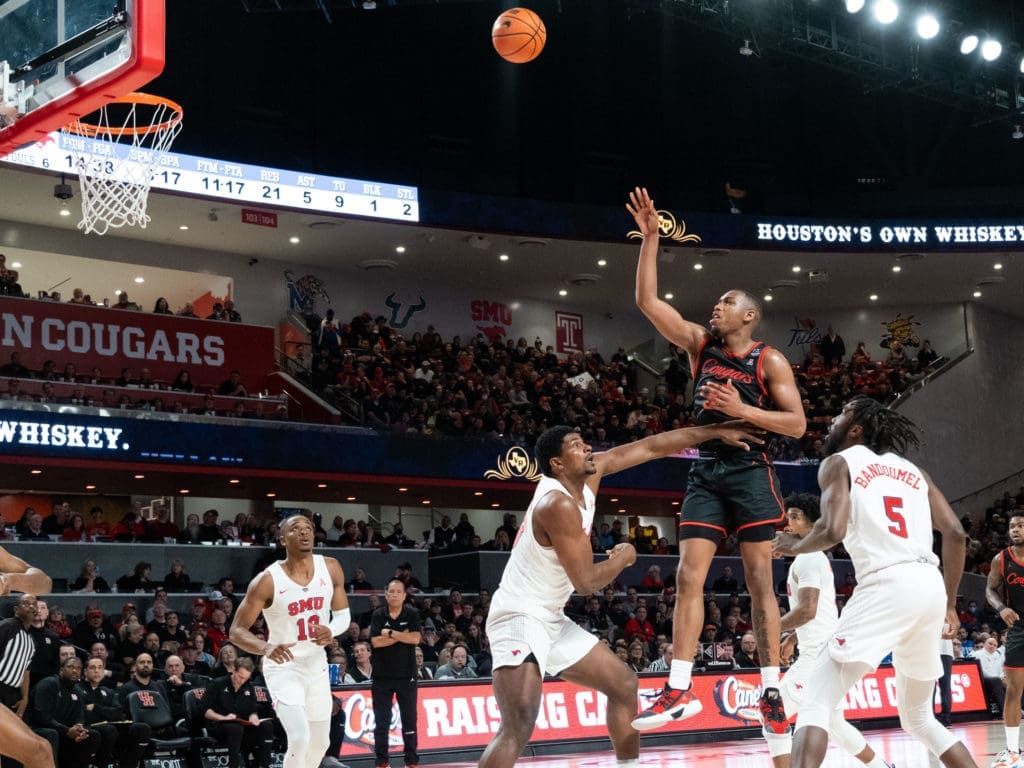 University of Houston forward Fabian White Jr. has made himself into a major difference maker. (Photo by F. Carter Smith)