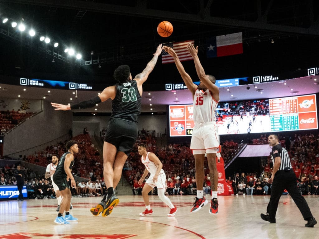 Fabian White Jr.'s outside shooting is becoming a real worry for UH's opponents. (Photo by F. Carter Smith)