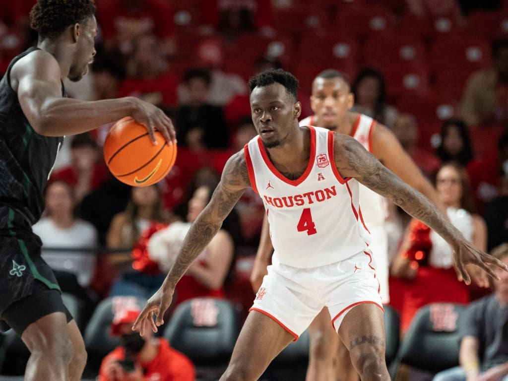 University of Houston guard Taze Moore is making the most of this season. (Photo by F. Carter Smith)
